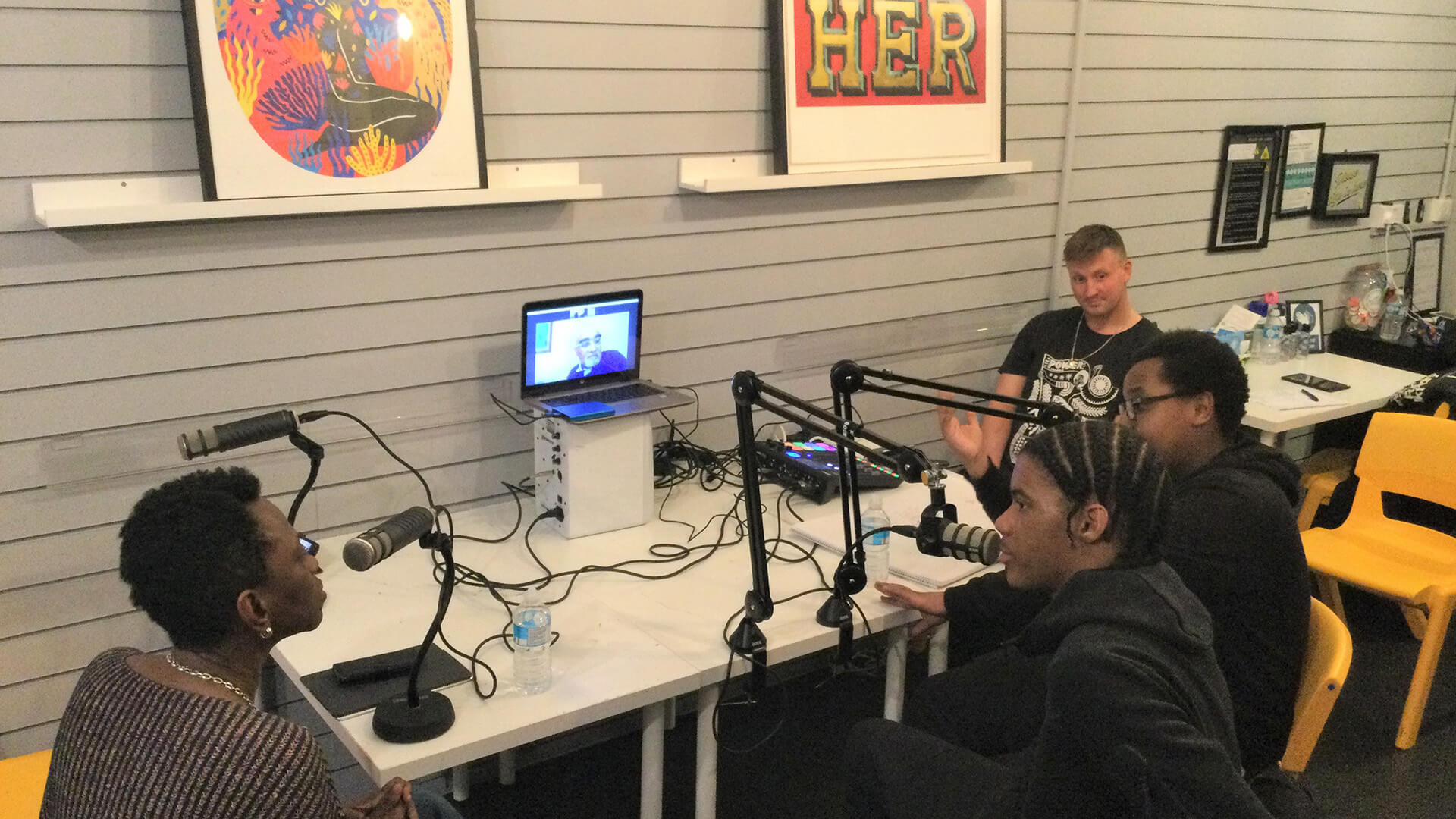 The Lab at Art Against Knives: Podcast recording