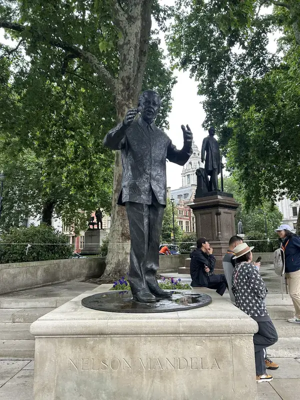 Nelson Mandela Statue on Parliament Square